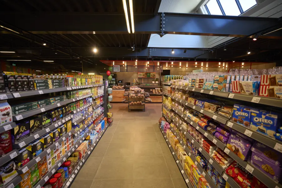 Super Markt Spar boodschappen gangpad MR